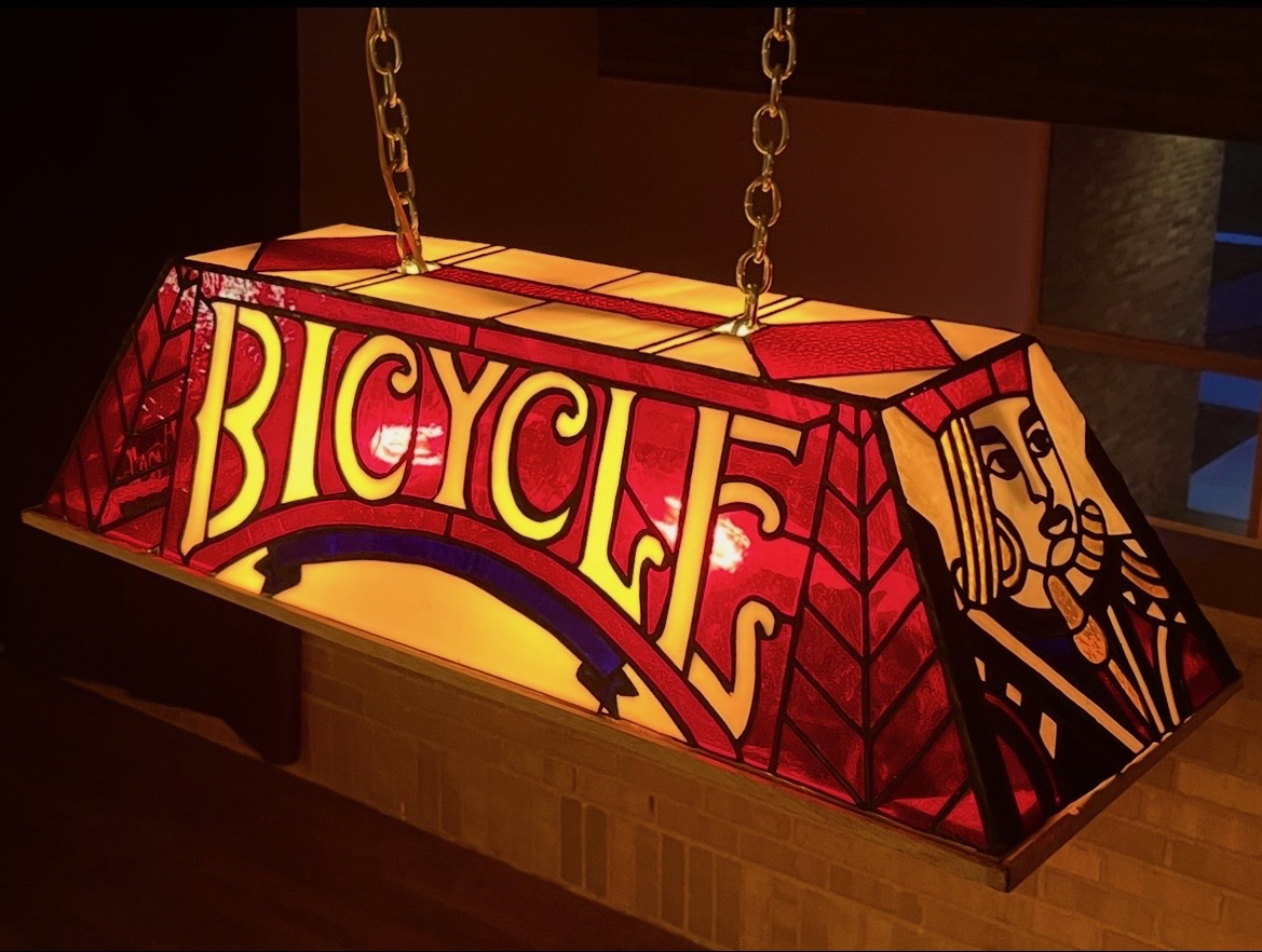 500 — Bicycle billiard lamp lit